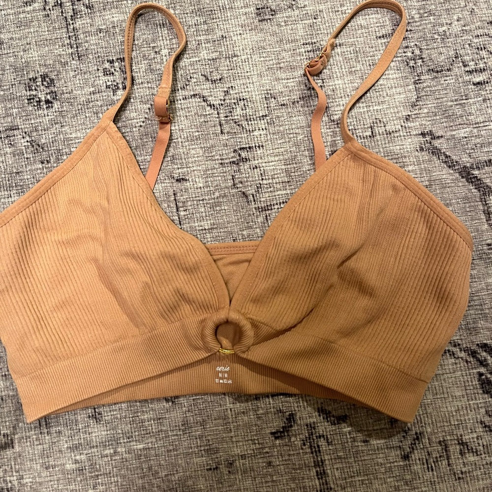 Aerie bralette tan